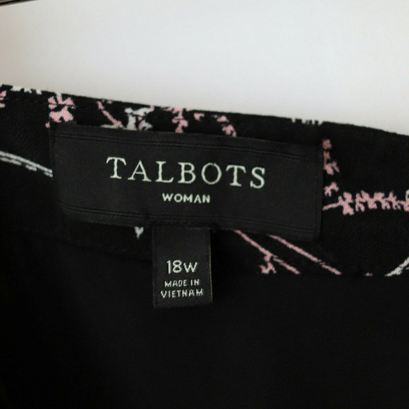 ❌SOLD❌talbots 18W botanical floral flared skirt - Picture 5 of 5